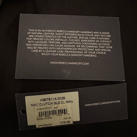 Euc, authentic Rebecca Minkoff Mac Clutch - Picture 2 of 3